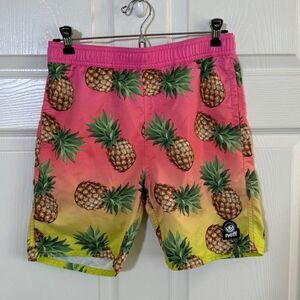Neff Pineapple Boys Swim Trunks - No Liner - Large